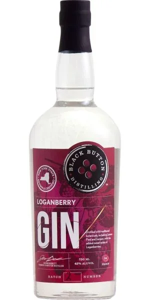 Black Button Loganberry Gin
