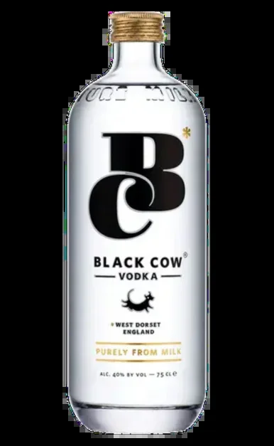 BLACK COW VODKA MADE PURELY FROM MILK ENGLAND 750ML