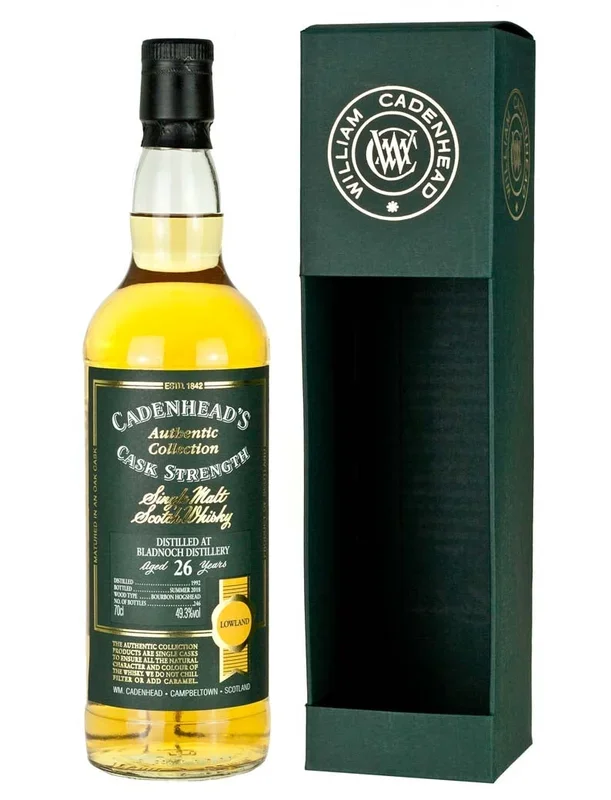 Bladnoch 26 Year Old 1992 Cadenhead’s Authentic Collection