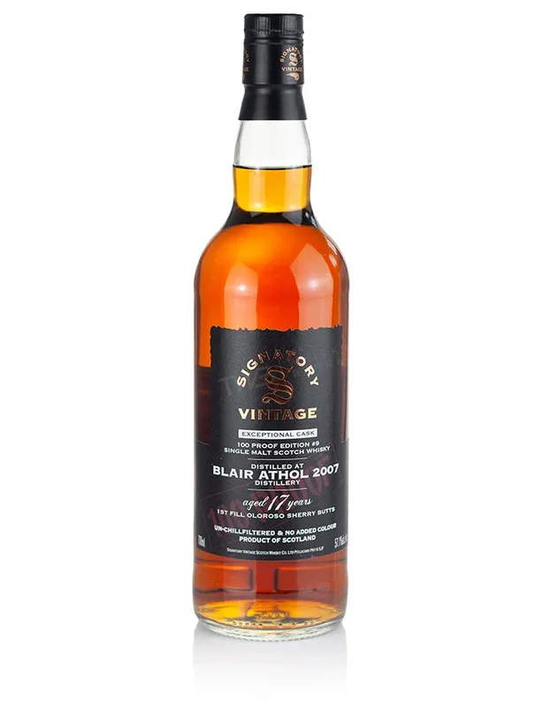 Blair Athol 17 Year Old 2007 Signatory Exceptional Cask Edition #9