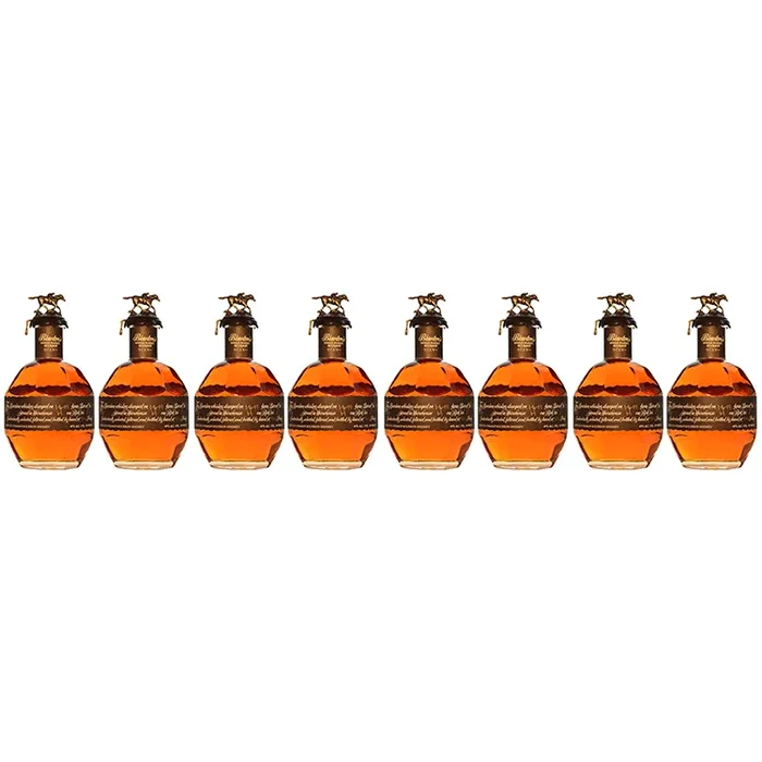 Blanton’s Black Label Single Barrel Kentucky Straight Bourbon Whiskey Complete Horse Set Bundle 750ml 8-Pack