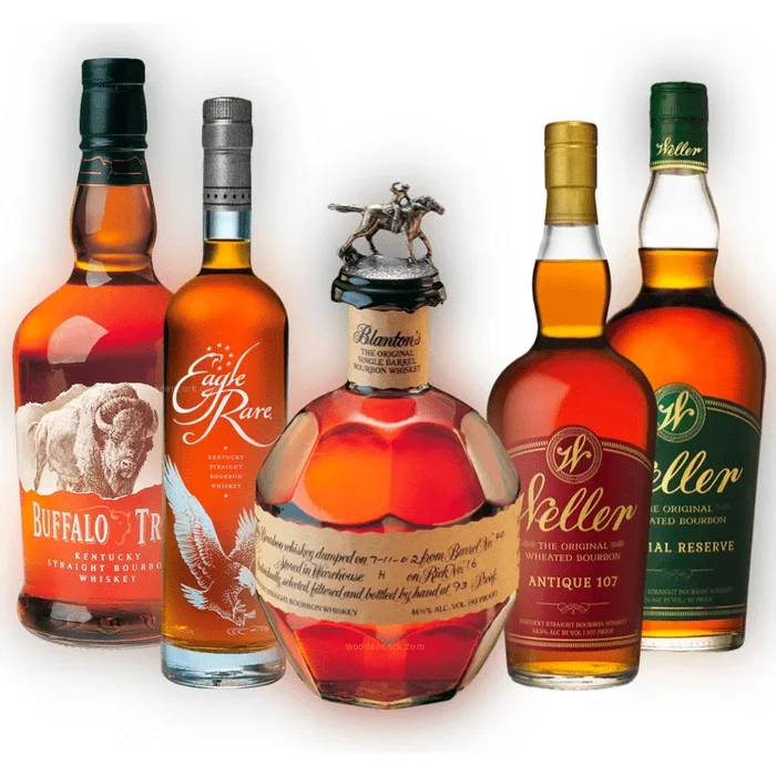 Blanton’s, Eagle Rare, Buffalo Trace, Weller 107 & Special Reserve Premium Bourbon Collection Bundle