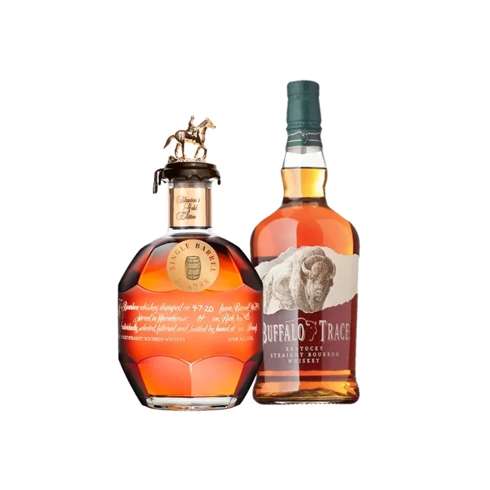 Blanton’s Gold Bourbon Store Pick and Buffalo Trace Kentucky Bourbon