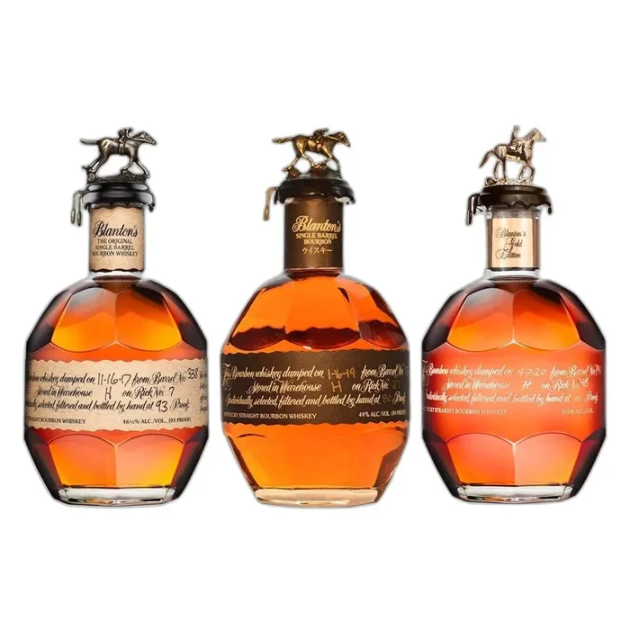 Blanton’s Original Single Barrel Black Label Gold Label Bundle