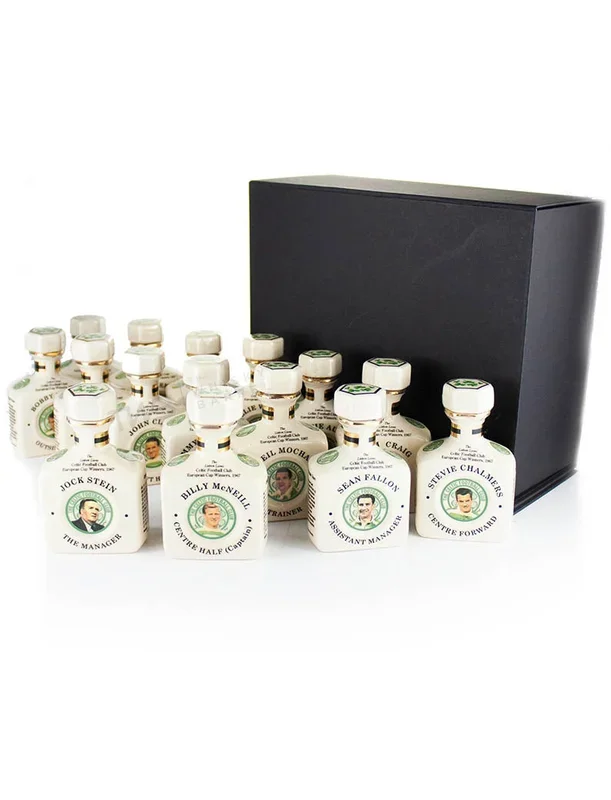 Blended Scotch Celtic FC European Cup Winners 1967 Team Set