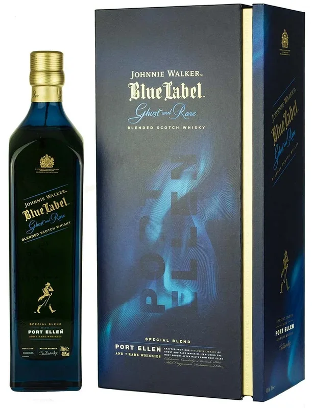 Blended Scotch Johnnie Walker Blue Label Ghost & Rare Port Ellen