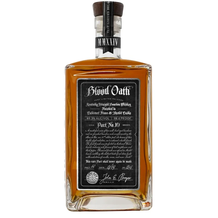 Blood Oath Pact No. 10 Kentucky Straight Bourbon Whiskey 750ml