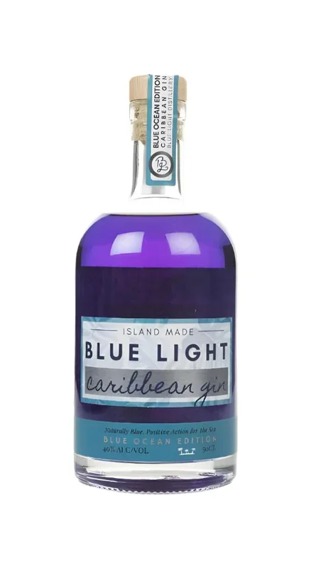 Blue Light Caribbean Gin Blue Ocean Edition Gin | 500ML