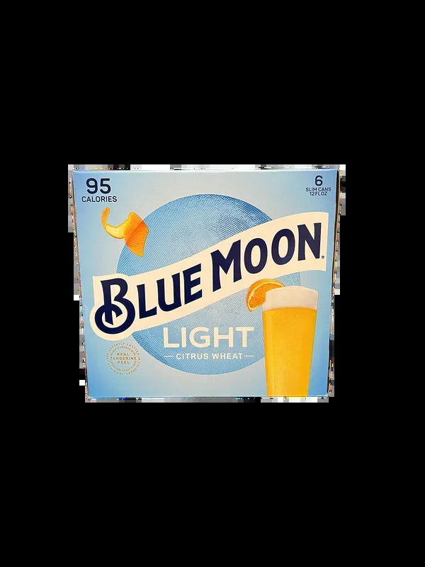 Blue Moon Light 6 Pack Cans