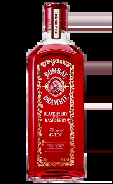 BOMBAY BRAMBLE GIN BLACKBERRY & RASPBERRY FLAVOR 750ML