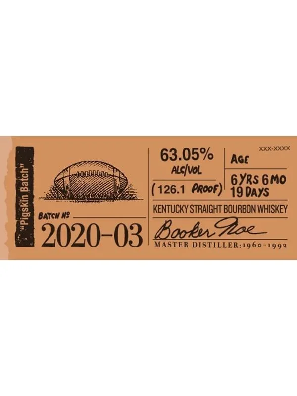 Booker’s “Boston Batch” Batch 2020-02