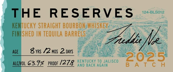 Booker’s The Reserves 2025 Kentucky Straight Bourbon Whiskey Finished in Tequila Barrels