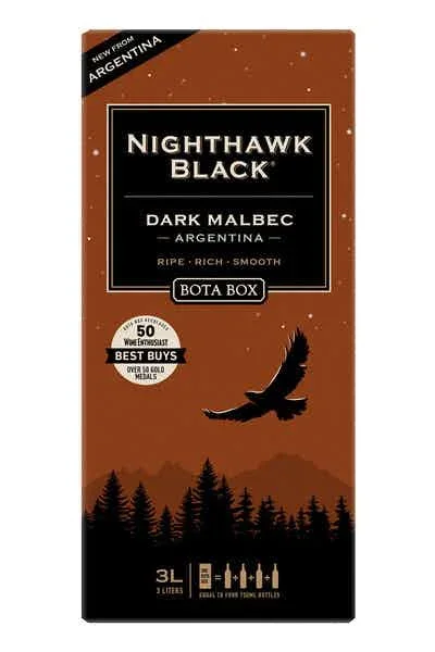 Bota Box NightHawk Black Dark Malbec