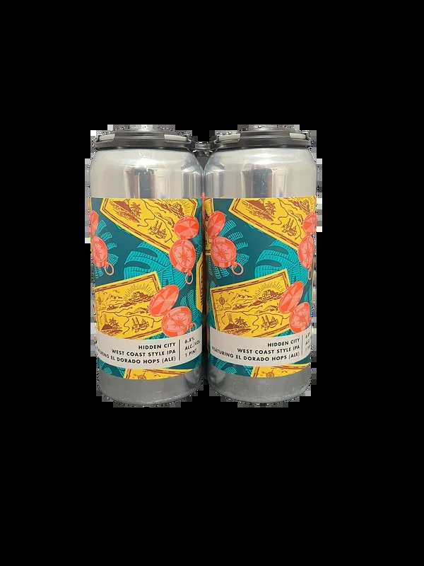 Bottle Logic Hidden City West Coast IPA 4 Pack Cans