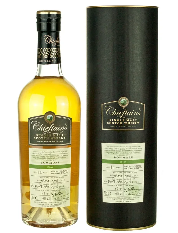 Bowmore 14 Year Old 2002 Chieftain’s
