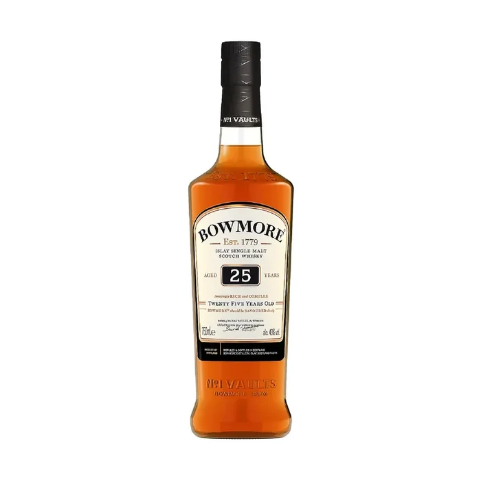 Bowmore Single Malt Scotch Small Batch Release 25 Year Old Whiskey
