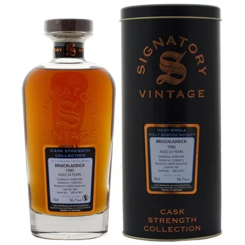 Bruichladdich 24 Year Old 1990 Signatory