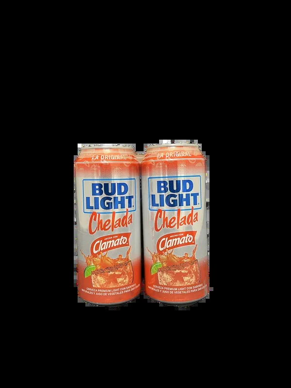 Bud Light Chelada 16 oz 4 Pack Cans