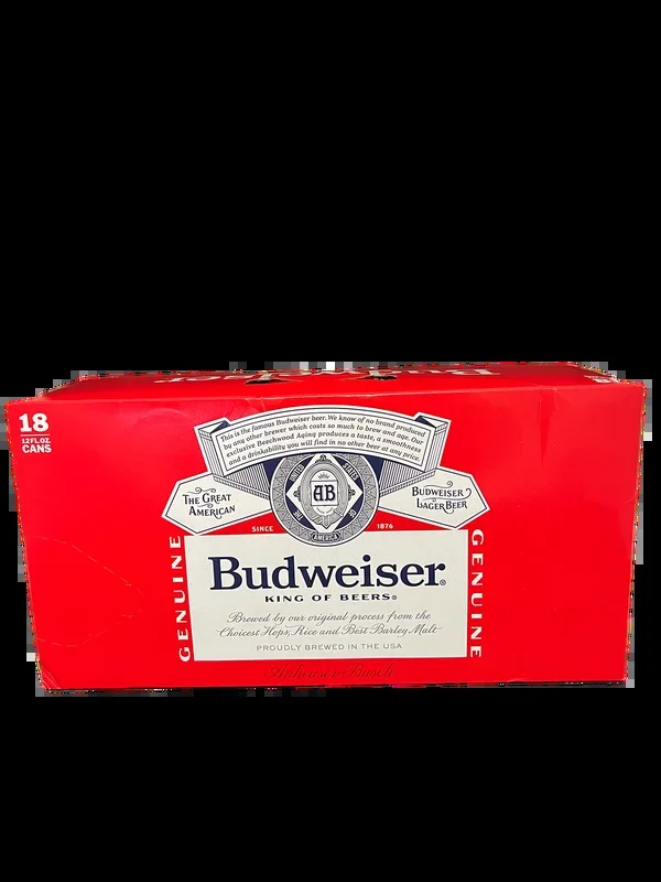 Budweiser 18 Pack Cans