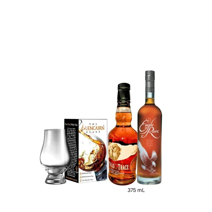 Buffalo Trace and Eagle Rare with Glencairn Gift Set