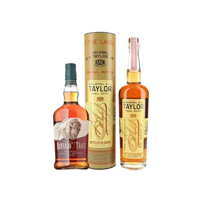 Buffalo Trace Bourbon and EH Taylor Small Batch Bourbon