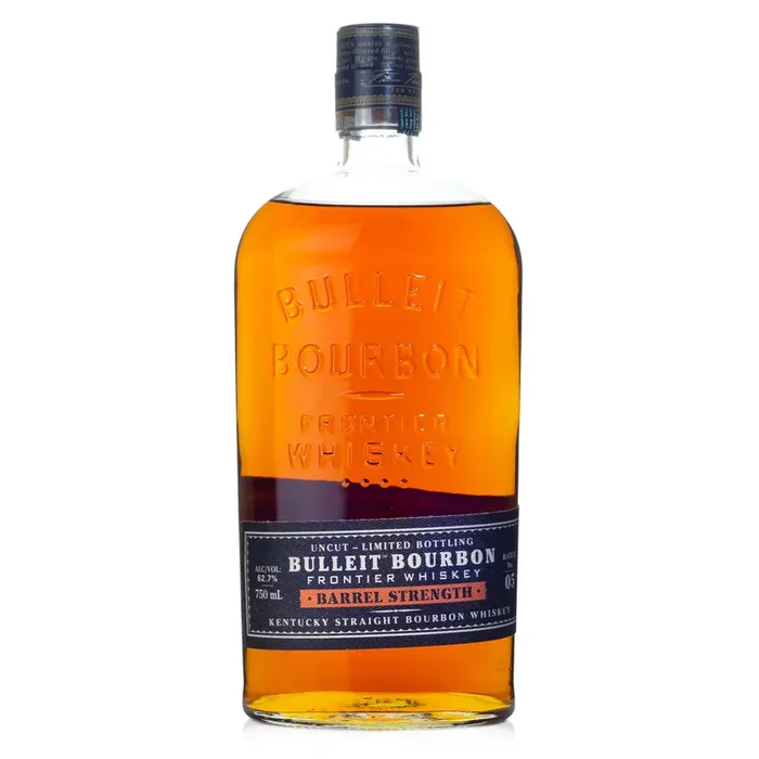 Bulleit Barrel Strength Straight Bourbon Frontier Whiskey 750ml