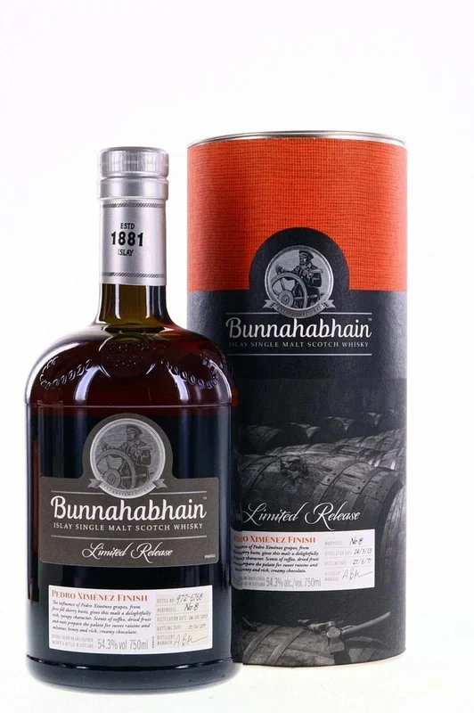 Bunnahabhain 14 Year Old Pedro Ximenez Finish Limited Release Single Malt 108.6pf