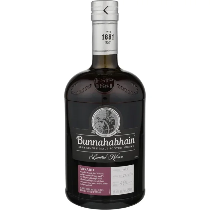 Bunnahabhain Single Malt Scotch Aonadh Limited Release 10 Year Whiskey