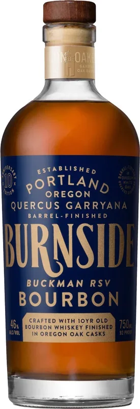 Burnside Buckman Reserve Bourbon Whiskey 10 Year Old 750ml
