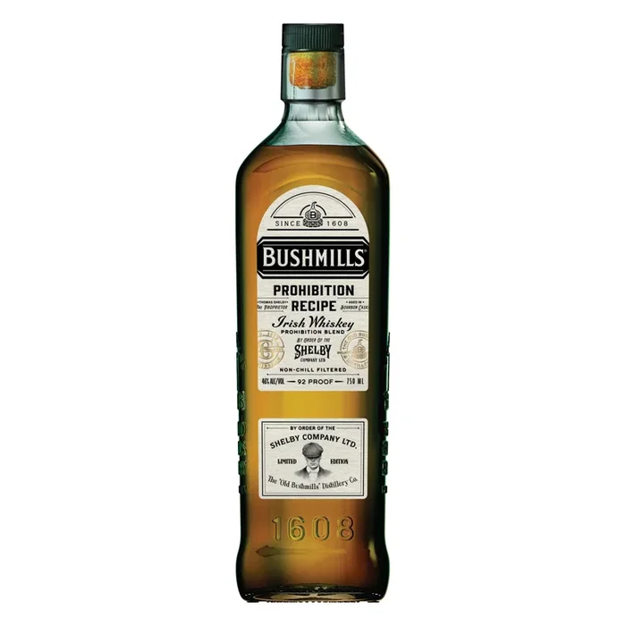 Bushmills Limited Edition Peaky Blinders Prohibition Recipe Irish Whiskey