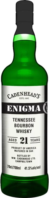 Cadenhead Enigma Campbeltown Tennessee Bourbon Whisky 21 Year Old 2003 700ml