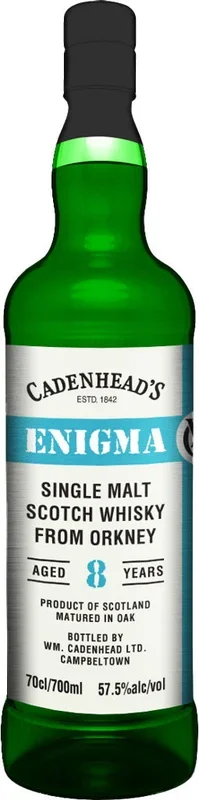 Cadenhead Enigma Orkney Campbeltown Single Malt Whisky 8 Year Old 700ml