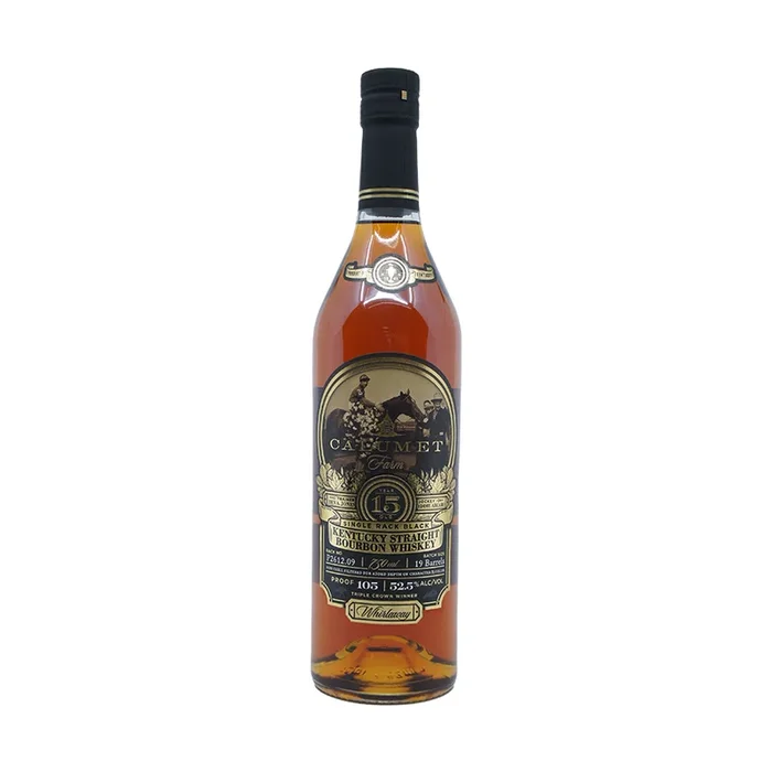 Calumet Farm Single Rack Black 15 Year Old Bourbon (750ml)