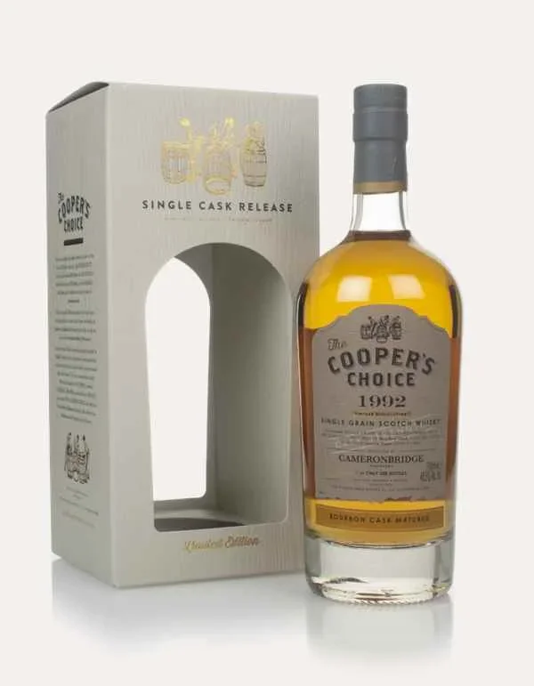 Cameronbridge 28 Year Old 1992 (cask 115061) – The Cooper’s Choice (The Vintage Malt Whisky Co) Scotch Whisky | 700ML