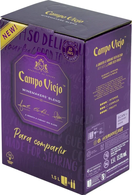 Campo Viejo Winemakers’ Blend Bag in Box 1.5L