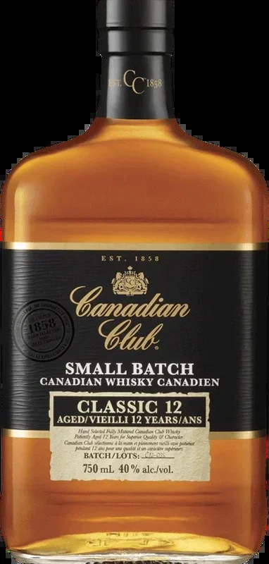 Canadian Club Small Batch Classic 12 Year Old Blended Canadian Whisky