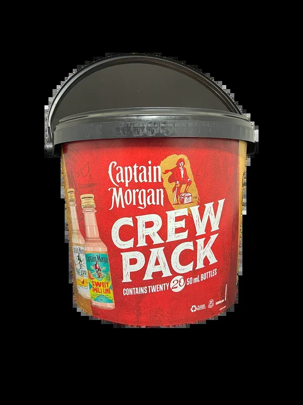 Captain Morgan Crew Pack Bucket 50ML