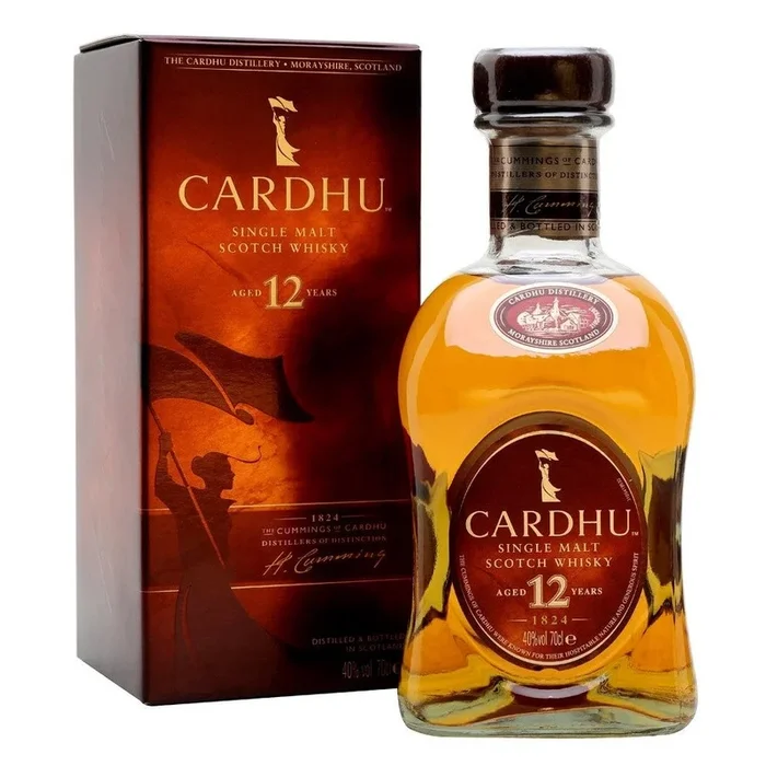 CARDHU SCOTCH SINGLE MALT 12YR 750ML