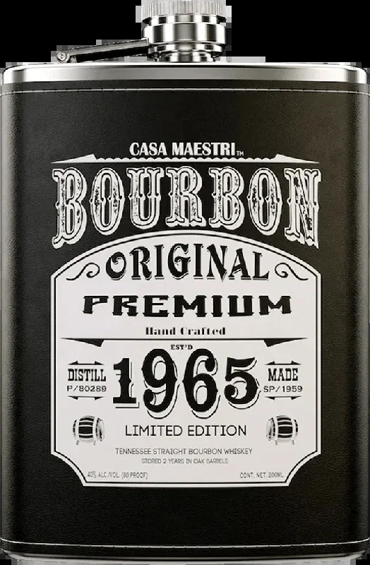 Casa Maestri 1965 Flask Limited Edition Straight Bourbon Whiskey (200mL)