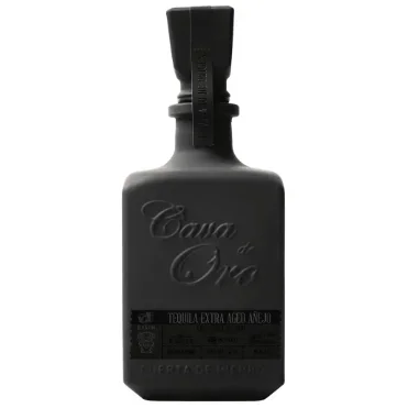Cava de Oro Extra Aged Anejo Black Tequila