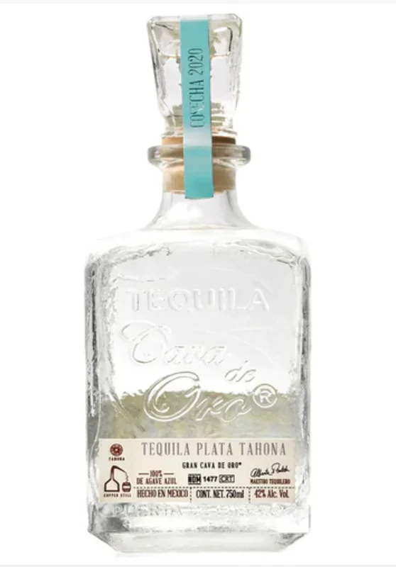 Cava De Oro Plata Tahona Tequila