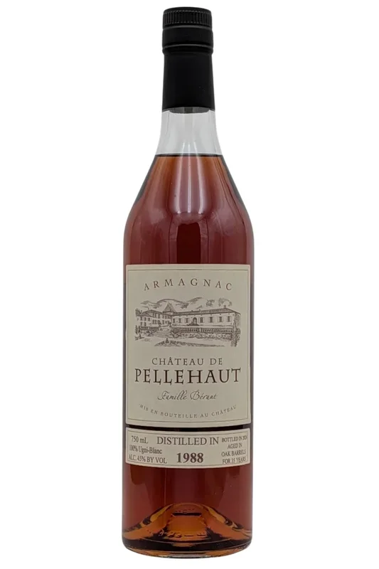 Chateau de Pellehaut Vintage 1988 35 Year Old Armagnac Reserve Tenareze