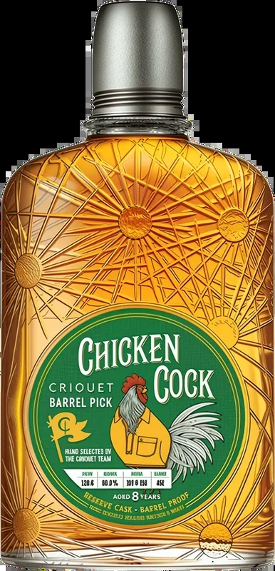 Chicken Cock Criquet Reserve Cask Kentucky Straight Bourbon Whiskey