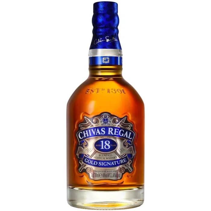 Chivas Regal Blended Scotch Gold Signature 18 Year 80