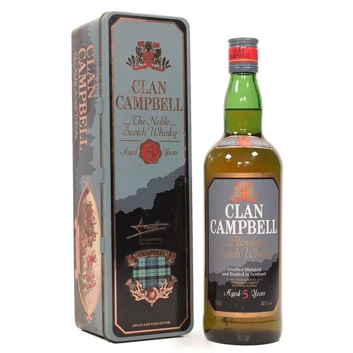 Clan Campbell 5 Year Old Tin Box The Noble Scotch Whisky | 700ML