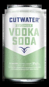 Cocktail Cutwater Spirits 4pk Vodka Soda Cucumber