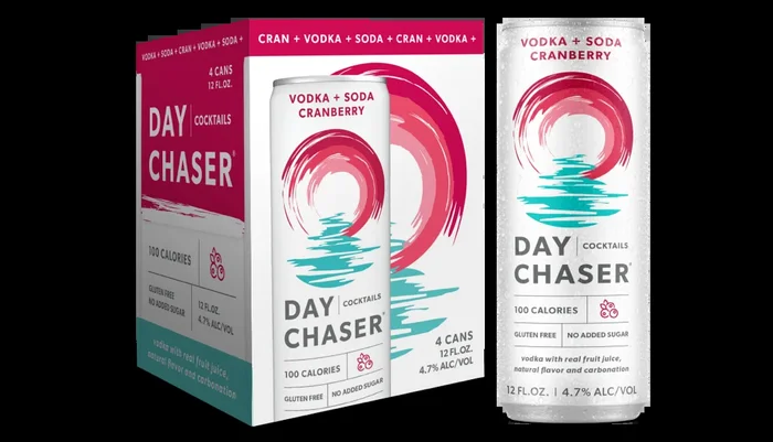 Cocktail Day Chaser 4pk Cranberry Vodka Soda
