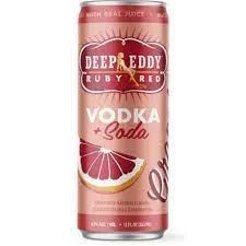 Cocktail DeepEddy 4pk Grapefruit Vodka & Soda