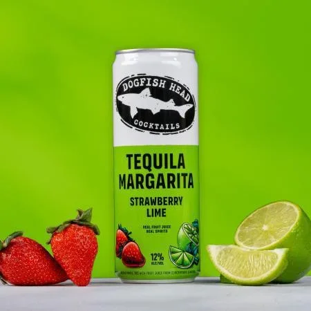 Cocktail Dogfish Head 4pk Tequila Margarita Strawberry Lime