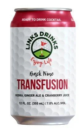 Cocktail Links 4pk Transfusion Vodka, Ginger Ale, & Cranberry Juice